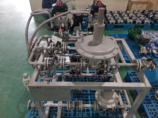 Sistema montato collettori di riduzione della pressione montato scivolo della valvola di vapore della valvola per industria della benzina