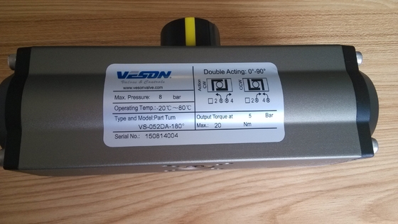 Automazione industriale Pneumatica e Pinion Actuator per angolo di rotazione 0-90 gradi