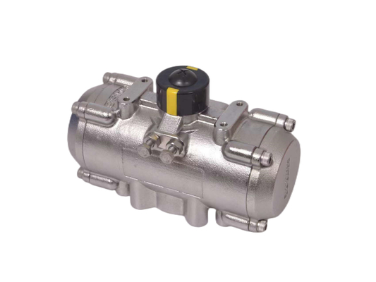 Attuatore pneumatico delle valvole delle condotte Doppia azione Modulo di controllo marino Attuatore a pignone Realizzato in materiale 316SS 304SS