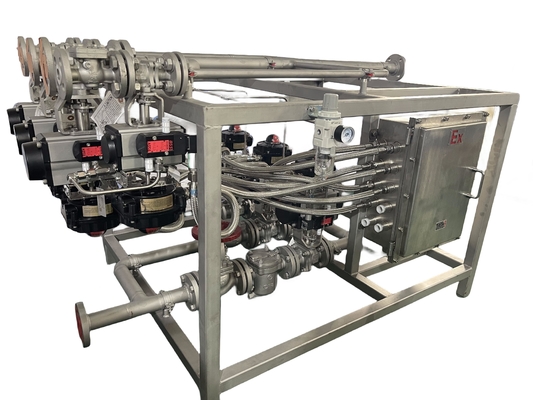 Sistema montato collettori di riduzione della pressione montato scivolo della valvola di vapore della valvola per industria della benzina