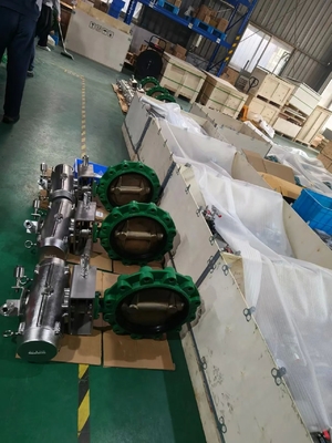 Lug Bronze Pneumatic Butterfly Valve with EPDM Seal