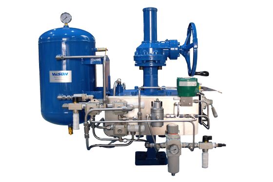 Attuatore lineare pneumatico in acciaio a doppia azione per applicazioni di valvole personalizzate