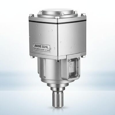 Marine SS316L Quarter-Turn Actuator for Desalination Plants | Anti-Corrosive Rotary Actuator for Sea Water Ball Valves