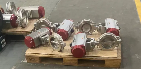 12 pollici ANSI 150 lb Lug Butterfly Valve Precision configurato con NBR Sedile Remote Valve Operation