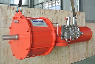 Attuatore pneumatico delle valvole delle condotte Alta efficienza Scotch Yoke Attuatore pneumatico Valvola integratore del sistema