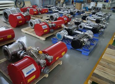 Attuatore pneumatico delle valvole delle condotte Alta efficienza Scotch Yoke Attuatore pneumatico Valvola integratore del sistema
