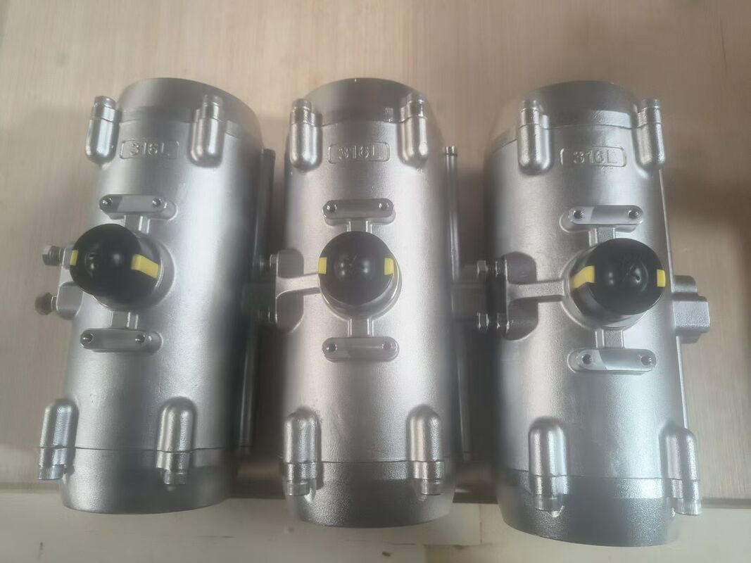 Corrosion-Resistant SS316L Rotary Pneumatic Actuator | Rack and Pinion Design | Ideal for Coastal & Offshore Automation