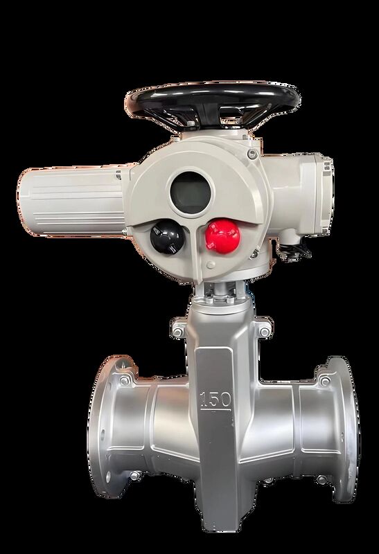 Soluzione di valvola elettrica a pinza dotata di posizionatore elettro-pneumatico intelligente per il flusso di fanghi minerari