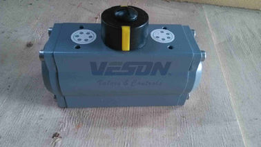 Pressione di esercizio pneumatica rivestita di teflon di Antivari degli azionatori rotatori 2~8 della cremagliera di PTFE/