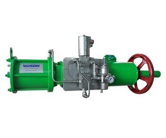 Azionatore pneumatico del giogo scozzese sostituto di /Single di quarto di giro per le raffinerie delle centrali elettriche