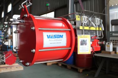 Attuatore pneumatico delle valvole delle condotte Alta efficienza Scotch Yoke Attuatore pneumatico Valvola integratore del sistema