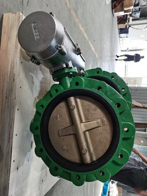 Certificato pneumatico pneumatico dell'ABS dell'acqua di mare di Marine Service della valvola a farfalla SS316 per uso di shipside